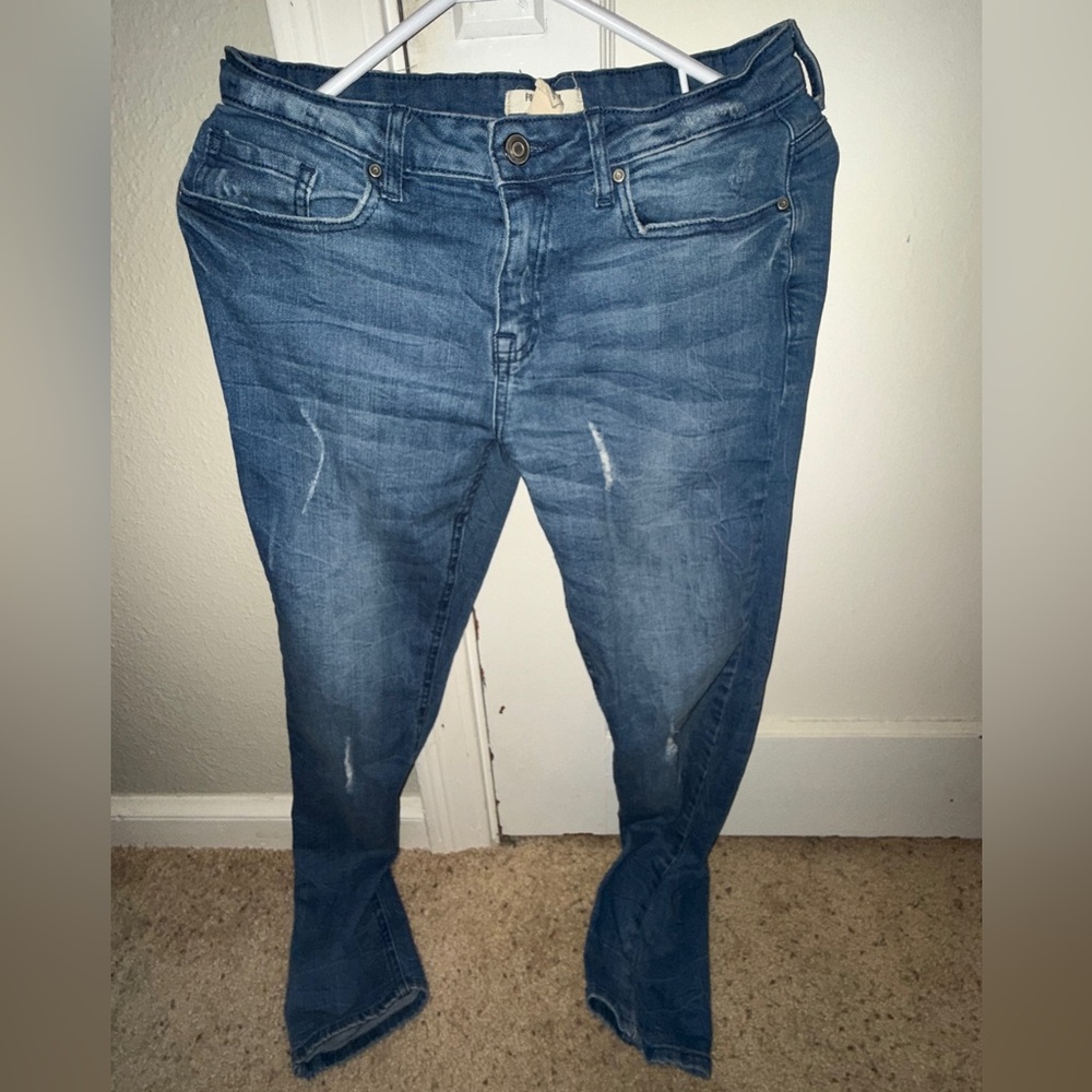 Forever 21 Blue Skinny Jeans